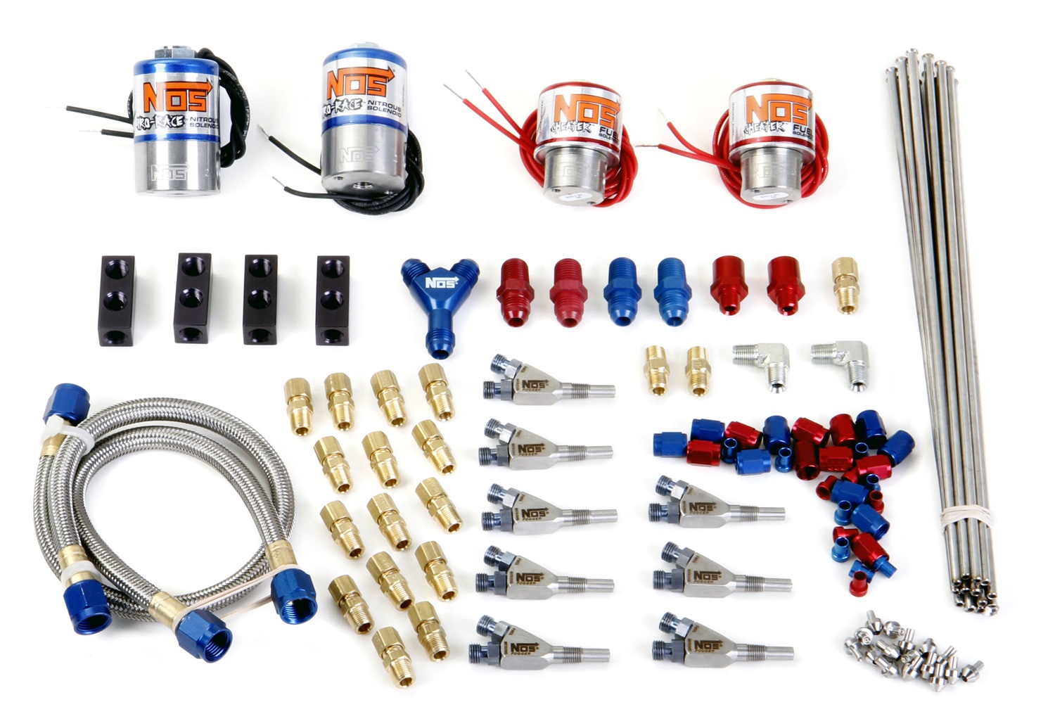 Nitrous Oxide Plumbing Kit, NOS Plumb Kits, KIT; PLUM RACER R NOZZLE