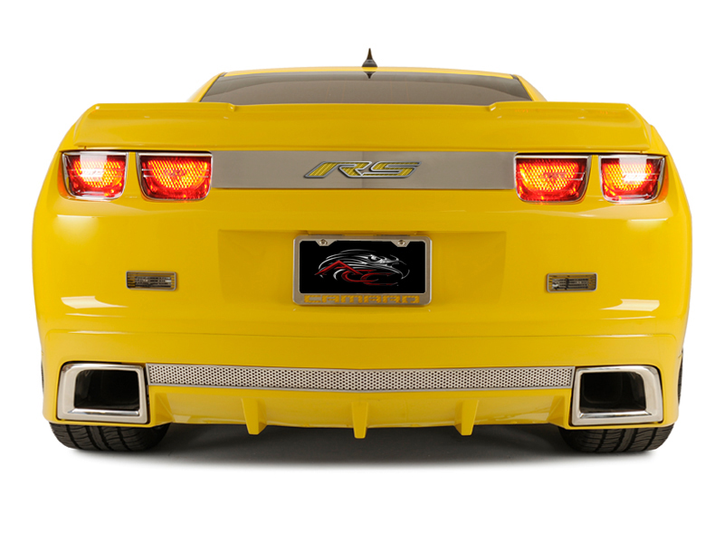 Camaro Trunk Lid Plate with "RS"  Carbon Fiber inlay 2010-2013 all